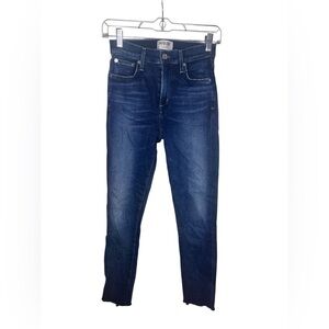 Agolde Blue Skinny Jeans High-Rise Tapered Size 24